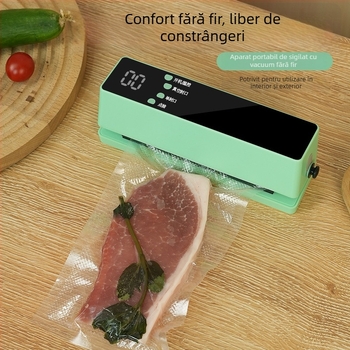 Mașină de vidat fără fir, sigiliu vacuum compact pentru bucătărie, reîncărcabilă