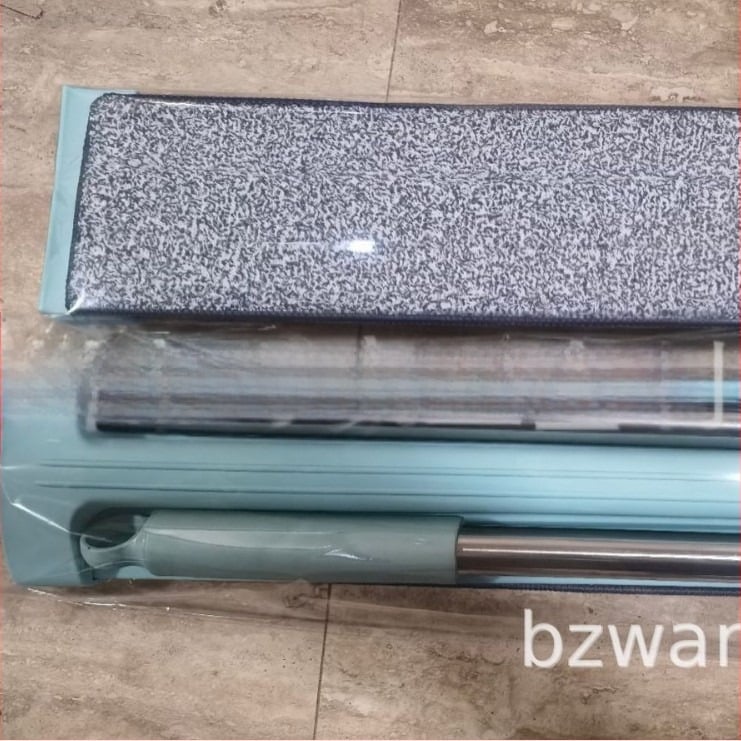 Mop plat din microfibră, 11×40 cm, pentru curățare umedă și uscată, uz casnic