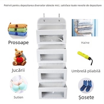 Geantă de depozitare din material nețesut, pentru dormitor, ușă/fereastră și garderobă