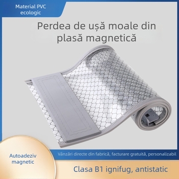 Perdea transparentă anti-statice cu magneți pentru uși, camere curate și ateliere electronice
