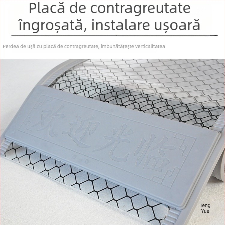 Perdea transparentă anti-statice cu magneți pentru uși, camere curate și ateliere electronice