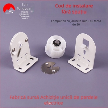 Kit de instalare fără joc pentru conductă cu 50 canale, adaptor inclus, pentru motoare tubulare de 35