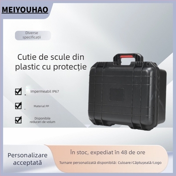Cutie portabilă pentru scule din plastic PP, pentru uz casnic, cu depozitare protejată și organizare, multifuncțională, capacitate extra-large.