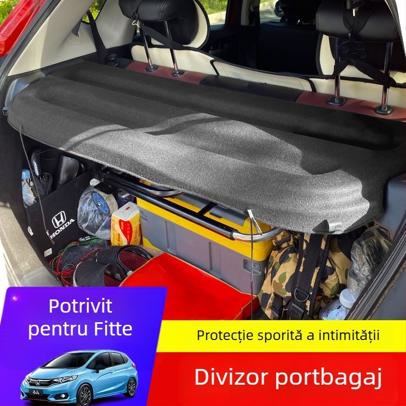 Organizator portbagaj Honda Fit 2014–2020 cu separator și cutie de depozitare