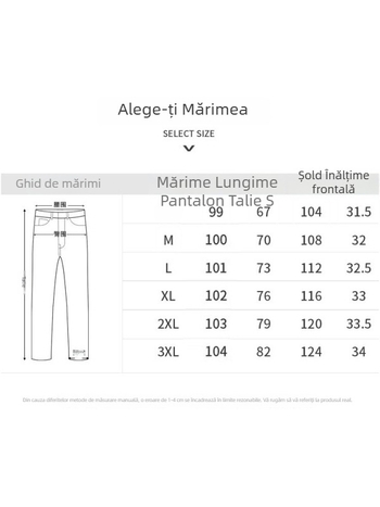 Jeanși bărbați cu croială dreaptă lejeră, nou model 2025 pentru vară, stil casual și de lucru