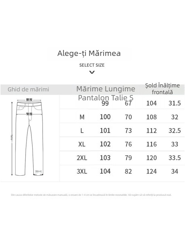 Jeanși bărbați cu croială dreaptă lejeră, nou model 2025 pentru vară, stil casual și de lucru