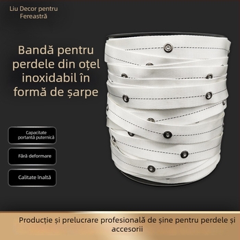 Accesorii electrice pentru șinele de perdele serpentine, curea din material textil pentru șine pătrate, deschidere și închidere perdea, rolă de 100 m