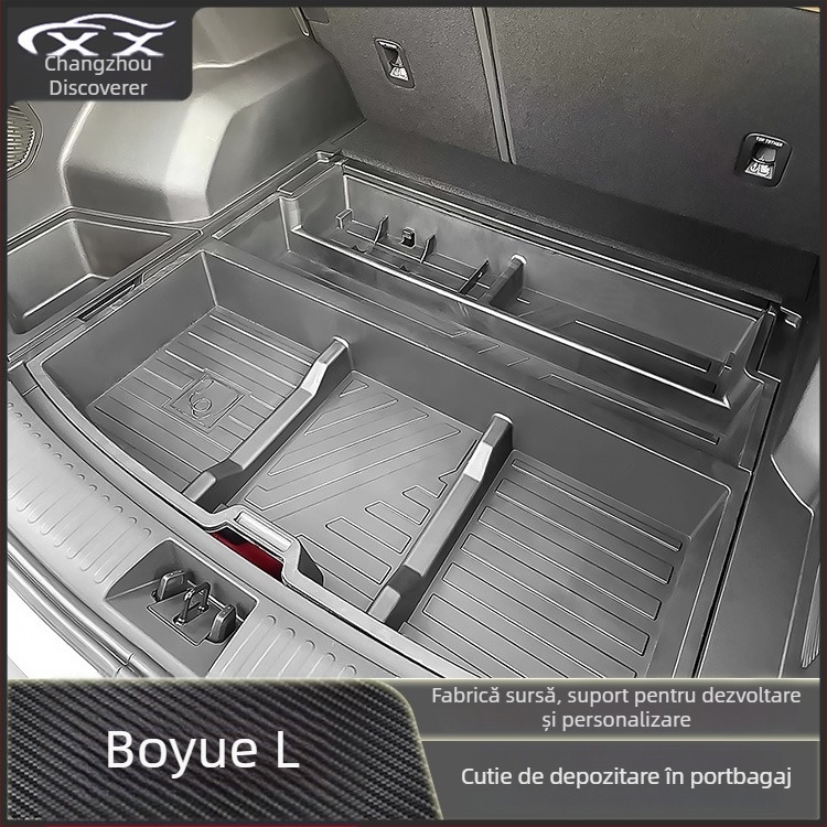 Geely Boyue L Cutie de depozitare pentru portbagaj – plastic, impermeabil, accesoriu pentru modificări auto