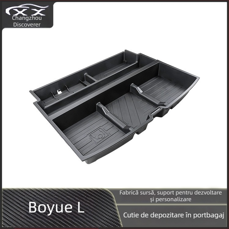Geely Boyue L Cutie de depozitare pentru portbagaj – plastic, impermeabil, accesoriu pentru modificări auto