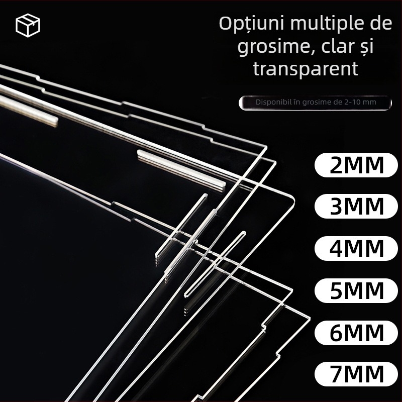 Cutie de afișare și depozitare din acril pentru modelul de mașină sport 42123, cu capac transparent anti-praf