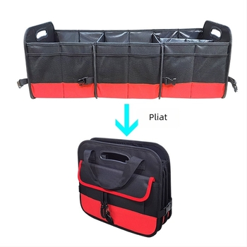 Cutie de depozitare pentru portbagaj auto, geantă de depozitare pliabilă, organizator pentru portbagaj, accesorii interioare pentru mașină, trusă de instrumente auto