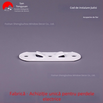 Accesoriu electric pentru șina de perdea, piesă de montaj dintr-o singură bucată, pentru montaj superior ascuns