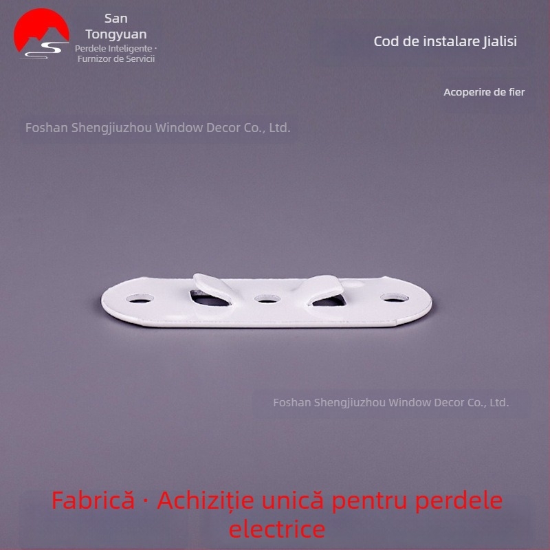 Accesoriu electric pentru șina de perdea, piesă de montaj dintr-o singură bucată, pentru montaj superior ascuns