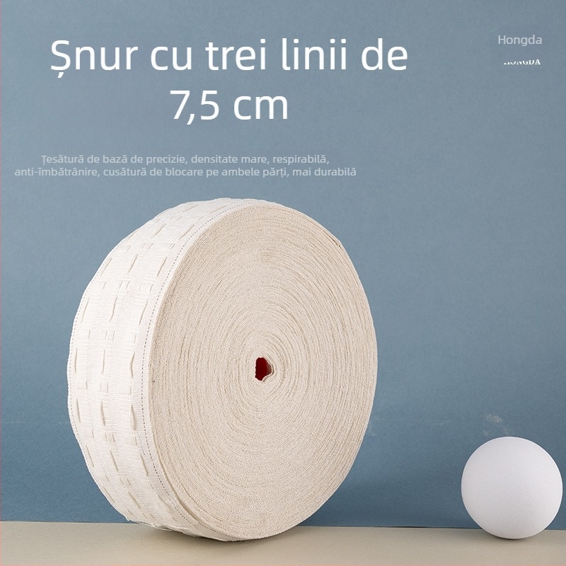 Perdea cu șnur de trei linii, accesorii textile pentru casă, bandă cu cârlige, bandă albă pentru perdea