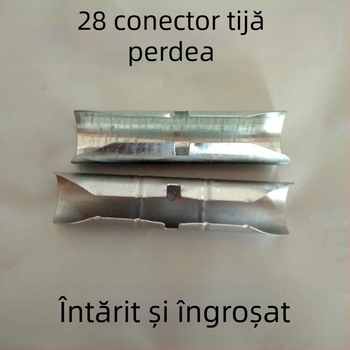 Conector extensibil pentru bara română de perdea, 11 cm, tijă conectantă temperată