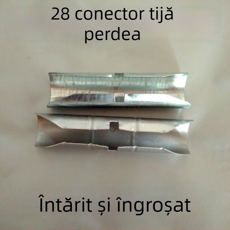 Conector extensibil pentru bara română de perdea, 11 cm, tijă conectantă temperată