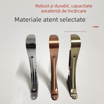 Suport pentru șină de perdea romană cu canelură convexă în formă de șarpe, două țevi, funcționare silențioasă, montaj superior și lateral