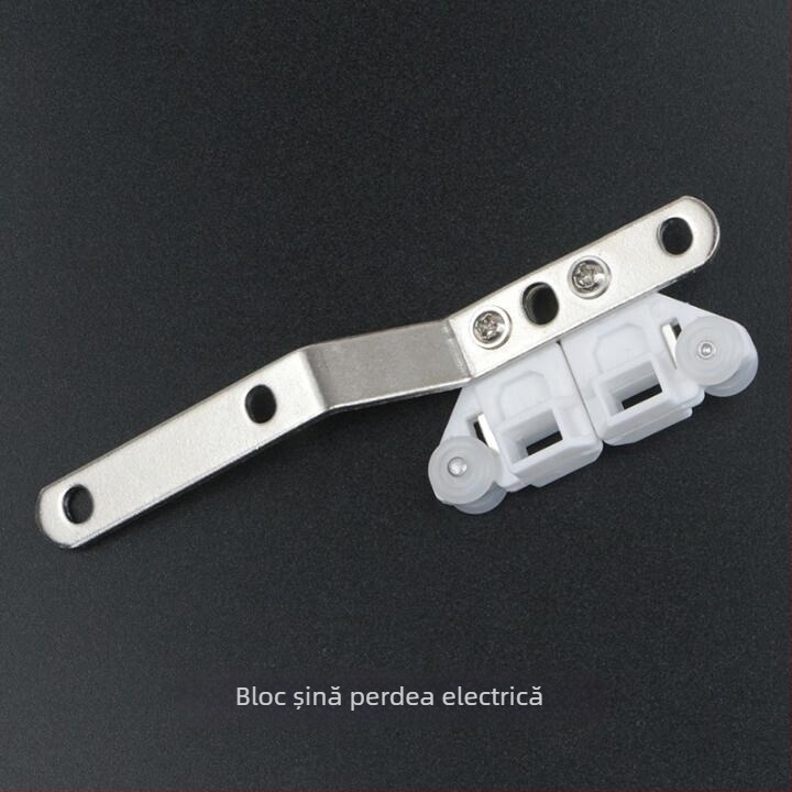 Accesorii pentru șine de perdea electrice – rola pentru șina Jialis B, cromată din oțel