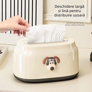 Cutie de șervețele de primăvară pentru sufragerie – cutie de depozitare elegantă, cutie creativă pentru baie, model E18