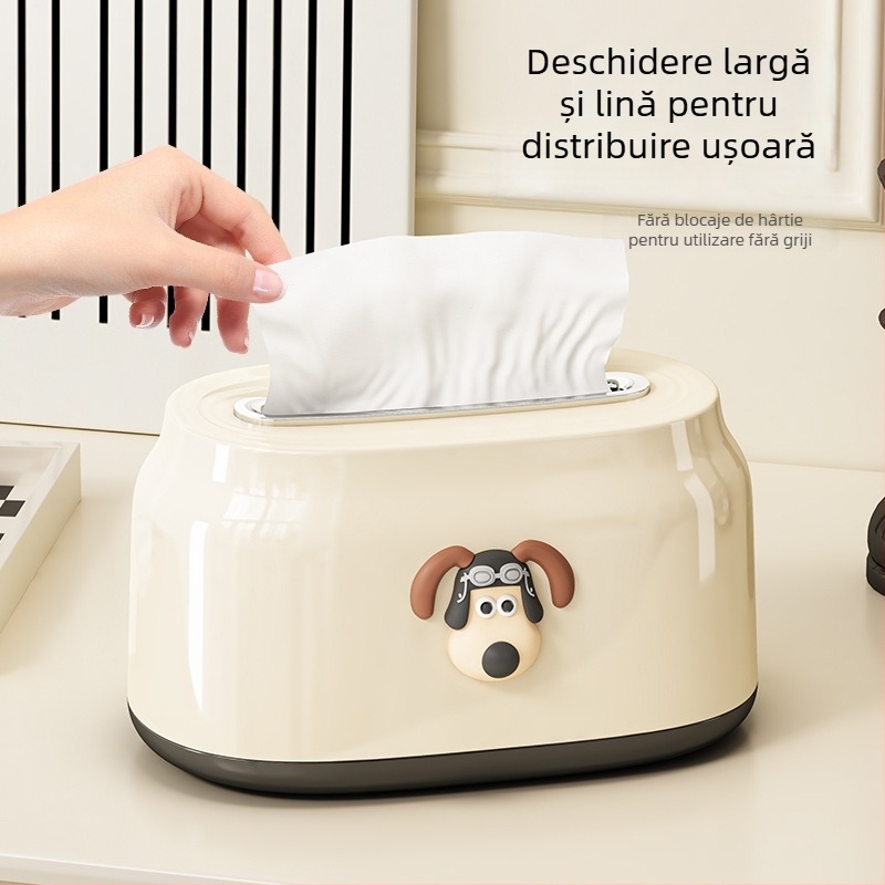 Cutie de șervețele de primăvară pentru sufragerie – cutie de depozitare elegantă, cutie creativă pentru baie, model E18