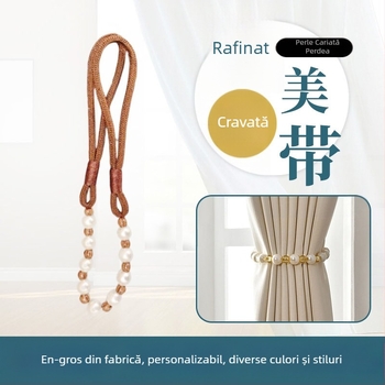 Şnur pentru perdea cu perle și mărgele – accesoriu decorativ pentru perdea