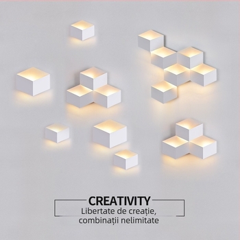 Lampă de perete în stil Nordic pentru living, dormitor, hol și cafea – lampă decorativă de perete cu design de iluminat personalizat