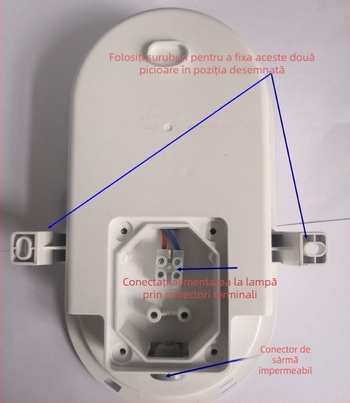 Lampă LED pentru saună și spațiu de depozitare frigorific, lampă de perete exterior impermeabilă, protecție împotriva umezelii și senzor de mișcare