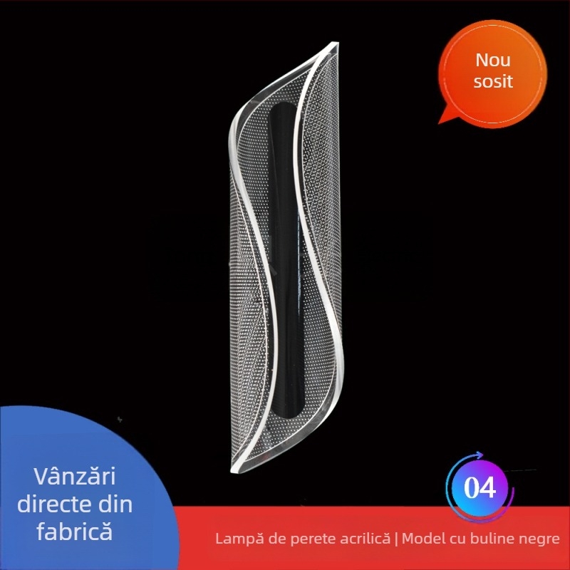 Lampă de perete LED din acrilic, minimalistă, pentru camera de zi, dormitor și hol