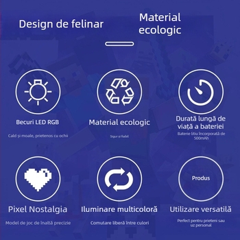 My World Lantern — Lampă-lanternă reîncărcabilă cu telecomandă și temporizator, 16 culori, iluminare ambientală de perete
