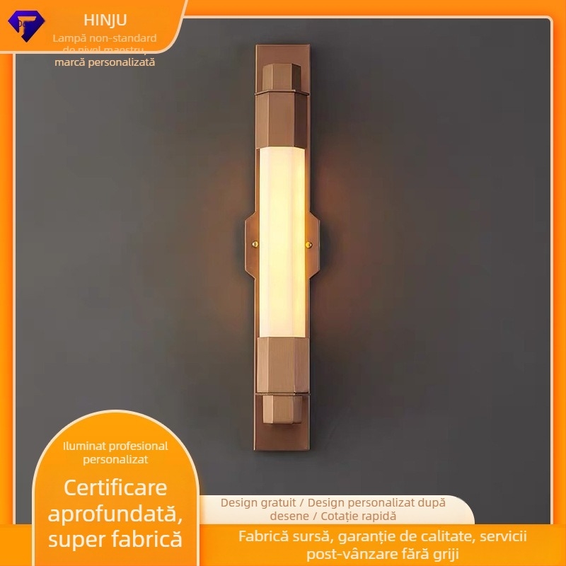 Lampă de perete pentru dormitor, stil postmodern minimalist, iluminare caldă pentru sufragerie, hol, lângă pat, birou