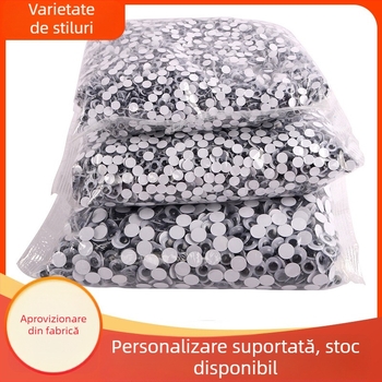 Ochi din plastic autoadezivi ecologici pentru activități DIY cu animale de desene animate, pachet mare, accesorii pentru ochi pentru copii