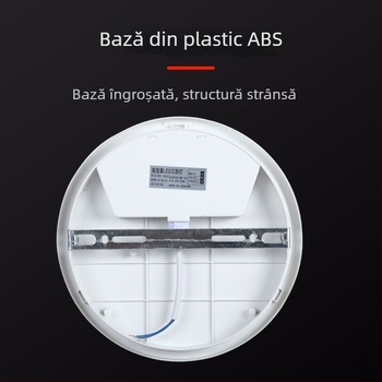 LED lampă de perete, rezistentă la umezeală, design mare rotund-oval, pentru coridor exterior, etanșă, anti-țânțari