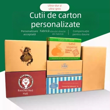 Cutie din carton cu cinci straturi, foarte rigidă, pentru mutare, mare, pentru ambalare și depozitare, cu mâner