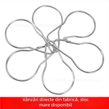Cârlige pentru perdea, formă de dovleac, pentru duș