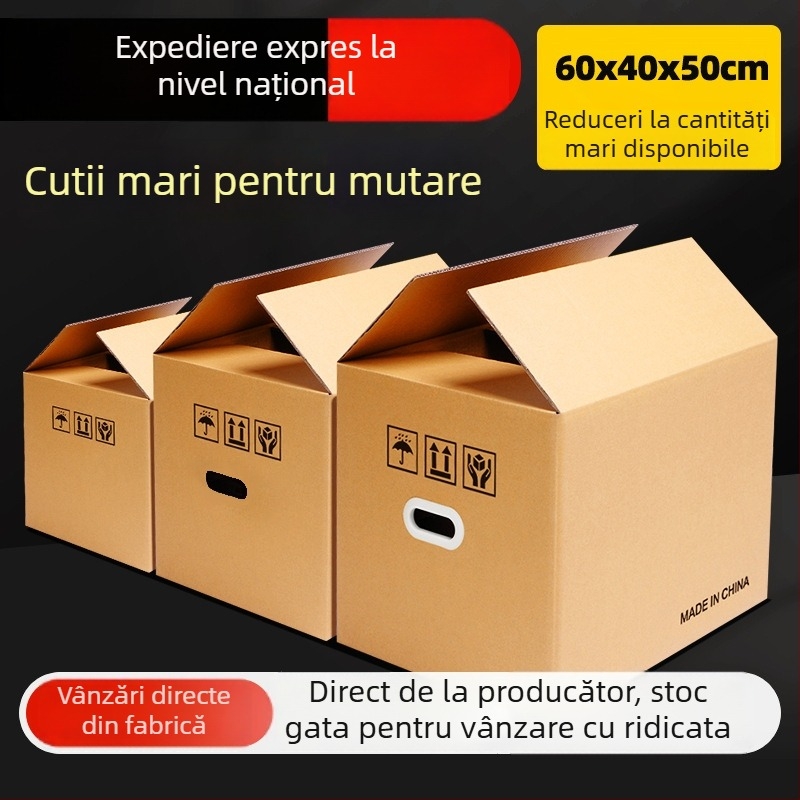 Cutie de mutare cu cinci straturi, foarte rigidă, dimensiuni 60×40×50 cm