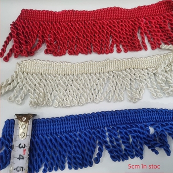 Franjuri torsionați de 5 cm pentru perdele – margine decorativă pentru perdele și tapițerie