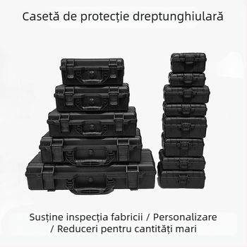 Cutie lungă de unelte din plastic - multifuncțională, cu rol de siguranță, pentru instrumente de precizie