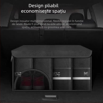 Cutie de depozitare pentru portbagaj din material Oxford, pliabilă, multifuncțională, universală, 36 L / 72 L / 110 L