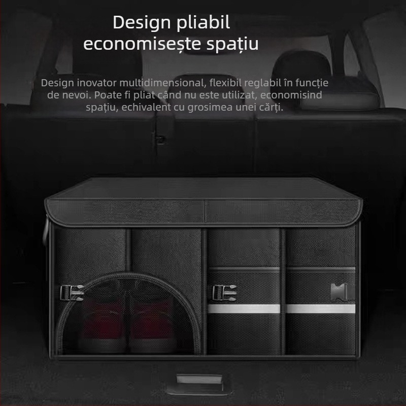 Cutie de depozitare pentru portbagaj din material Oxford, pliabilă, multifuncțională, universală, 36 L / 72 L / 110 L