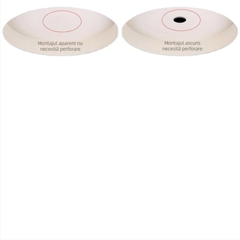 Lampa de perete LED cu schimbare de culoare – design modern, circular, pentru dormitor și hol