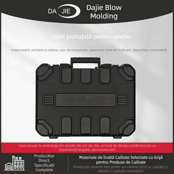 Cutie de scule din plastic, capacitate mare, portabilă, pentru uz casnic și auto