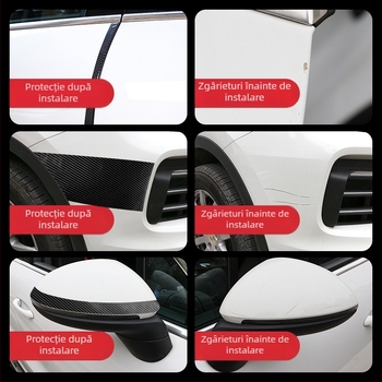 K5D model carbon pentru praguri auto — bandă de prag fără cusături pentru uși și portbagaj