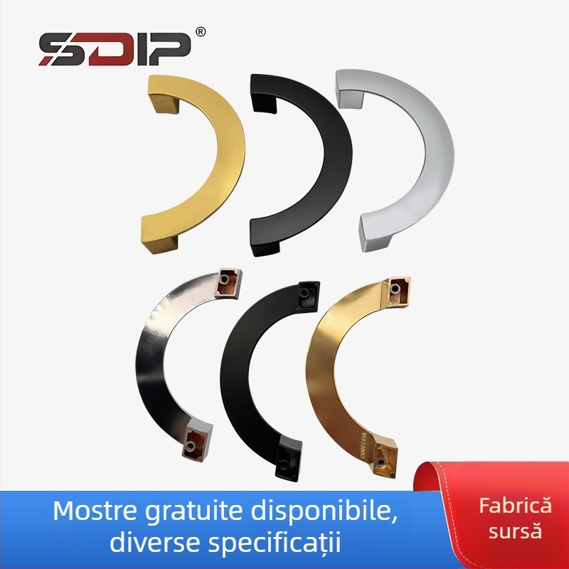Shengdi mâner semicerc din aliaj de zinc – pentru ușile de dulap, accesorii mobilier