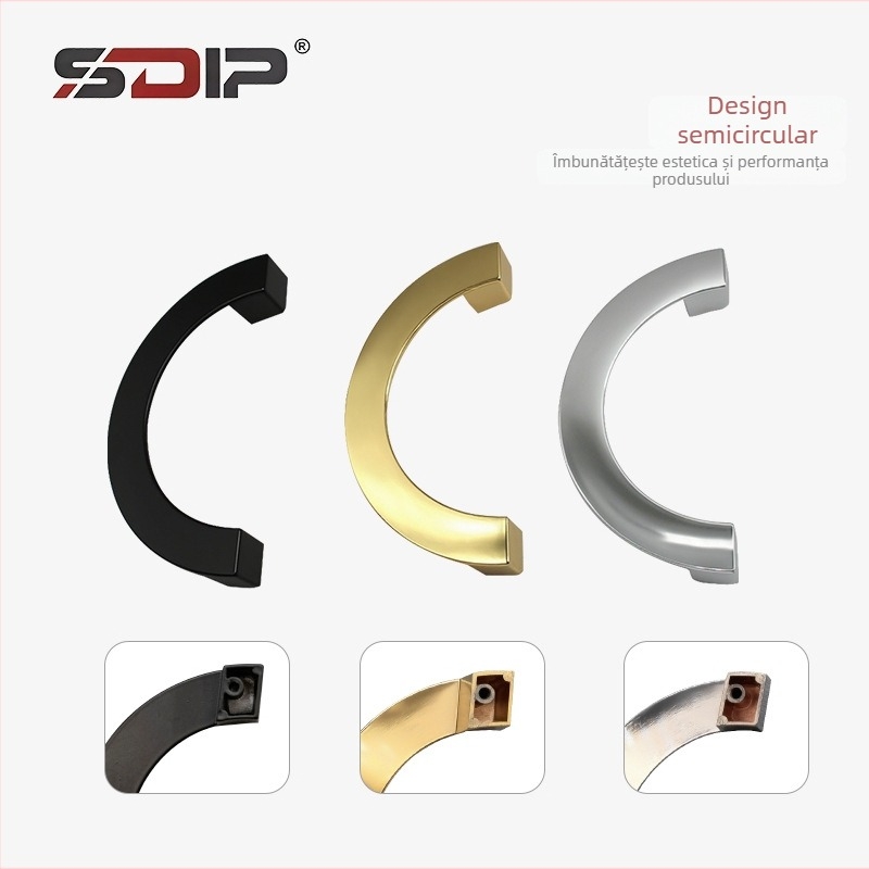 Shengdi mâner semicerc din aliaj de zinc – pentru ușile de dulap, accesorii mobilier