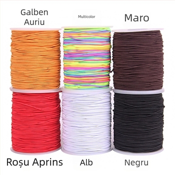 100 m fir elastic pentru mărgele DIY, înșirarea mărgilor și realizarea brățărărilor