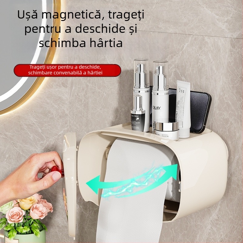 Cutie de șervețele montată pe perete, sufragerie, model 2025, design minimalist premium