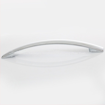 Mâner metalic în stil european pentru dulapuri și sertare, finisaj argintiu, design minimalist