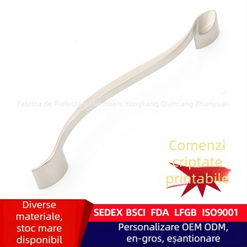 Mâneri moderni minimalist pentru sertare și dulapuri, din aliaj de zinc, turnare sub presiune