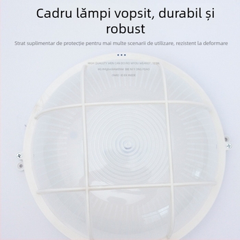 Lampă LED rezistentă la umezeală, pentru puțuri electrice și instalații, iluminare de urgență cu baterie