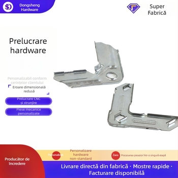 Colțar din oțel inoxidabil pentru mobilier, conector unghiular semicircular și suport în formă de L pentru fixare